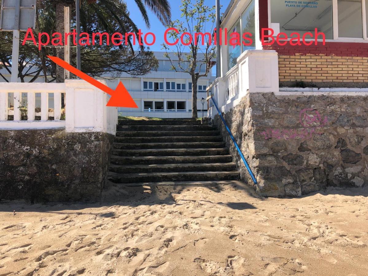 Apartamento Comillas Beach Exterior foto